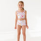 Painted Dotty: Ruffle Bandeau TWO-PIECE
