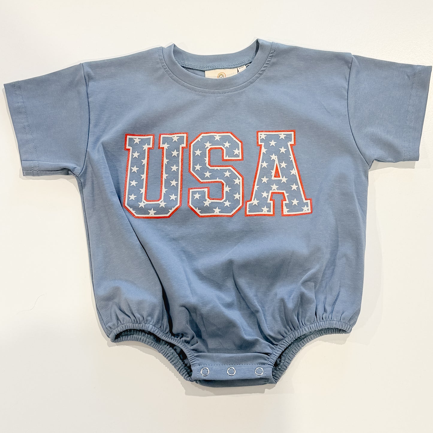 USA Stars T-Shirt Romper