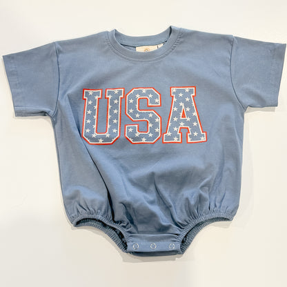 USA Stars T-Shirt Romper