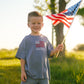Custom Embroidered Blue 4th of July Tee - pick your design!