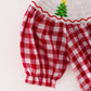 Christmas Tree Smocking Embroidered Girls Romper