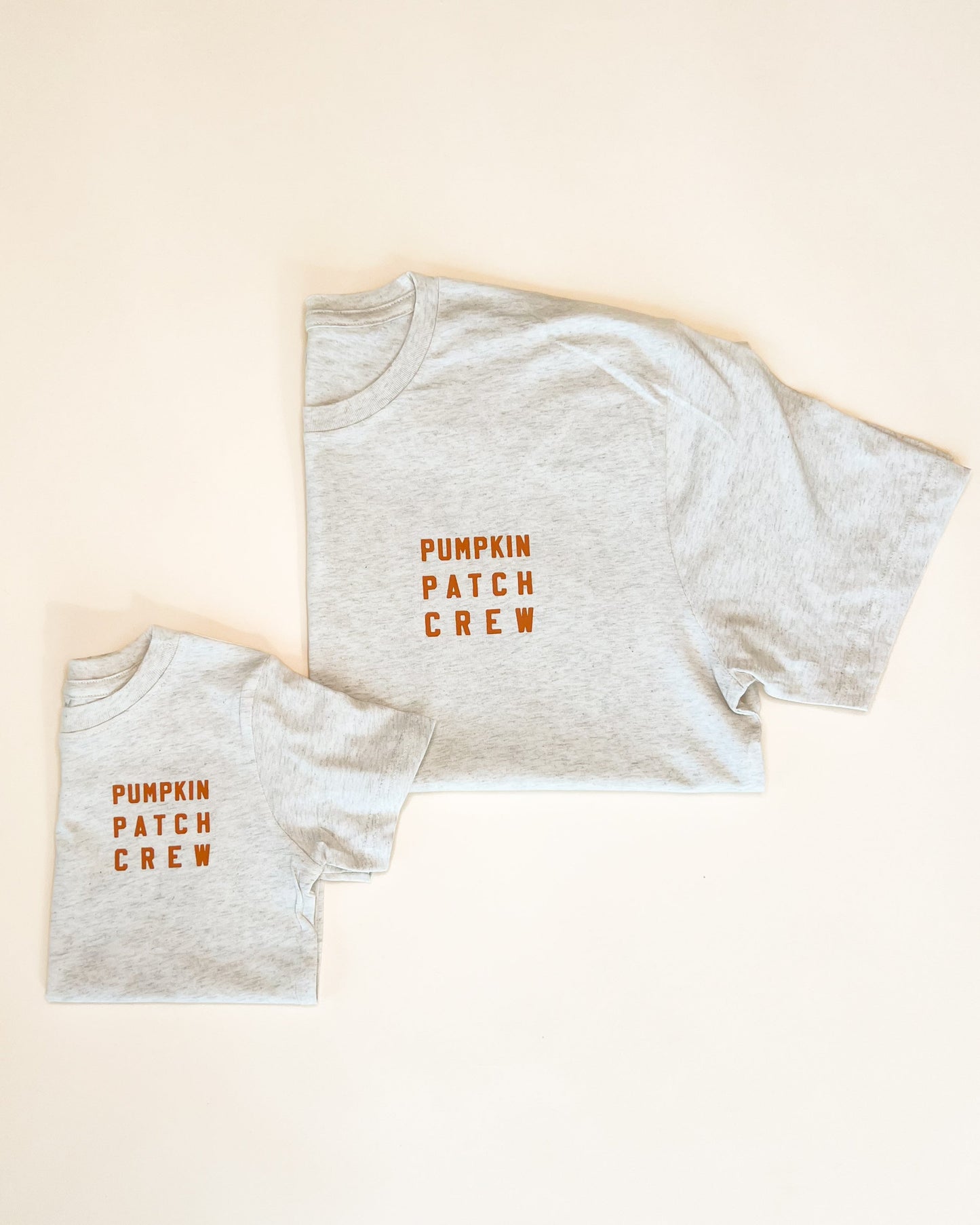 Pumpkin Patch Crew Classic Child Tee - Burnt Orange Design