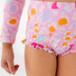 Leopard: 1/4th Zip Rashguard TWO-PIECE