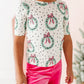 Girly Wreath | Scoop Back TEE