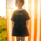 Custom Embroidered Organic Cotton Terry Shorts Set - 4th of July