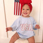 USA Daisy Oversized T-Shirt Romper