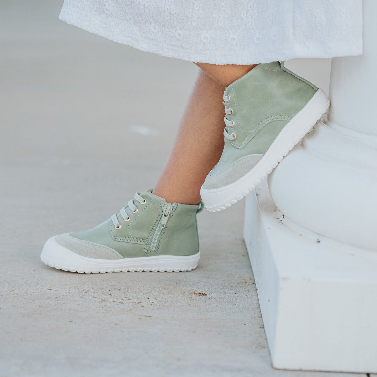 Play Perfect Avocado High Top {Premium Leather}