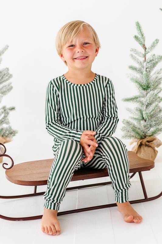 Green Stripes | BOYS JOGGER SET