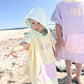 Colorblock Terry Beach Towel Poncho with Optional Custom Embroidery - more colors