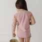 Girl's Zip Rash Guard Swimsuit