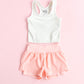 Peachy Pearl | Ruffle Bum Runner Shorts