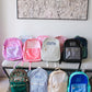 Tan Checkered Backpack
