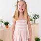 Pink Coastal | Stripe Romper