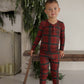 Bamboo Two Piece Pajamas | Christmas Plaid