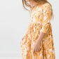 Dandelions in Fall 3/4 Sleeve Pocket Twirl Dress