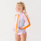 Summer Stripes: RASHGUARD ZIP-UP *SHIRT ONLY!*