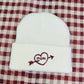 Custom Embroidered Valentine's Infant Beanie - More Colors