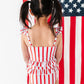 Spangled Stripes | Star Button TWO-PIECE