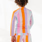 Summer Stripes: RASHGUARD ZIP-UP *SHIRT ONLY!*
