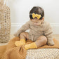 Mustard Scrunchie Socks