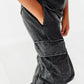 Vintage Black Cargo Joggers
