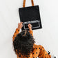 STRIPED BOW | Trick-or-Treat Bag