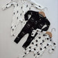 Bamboo Zip Pajamas | Black & White Yin Yang