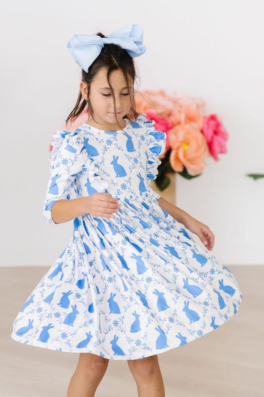 Hop 'til You Drop Ruffle Twirl Dress