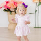 Baby Bunnies 3/4 Sleeve Flutter Twirl Bodysuit