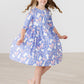 Hop, Skip & Twirl 3/4 Sleeve Pocket Twirl Dress