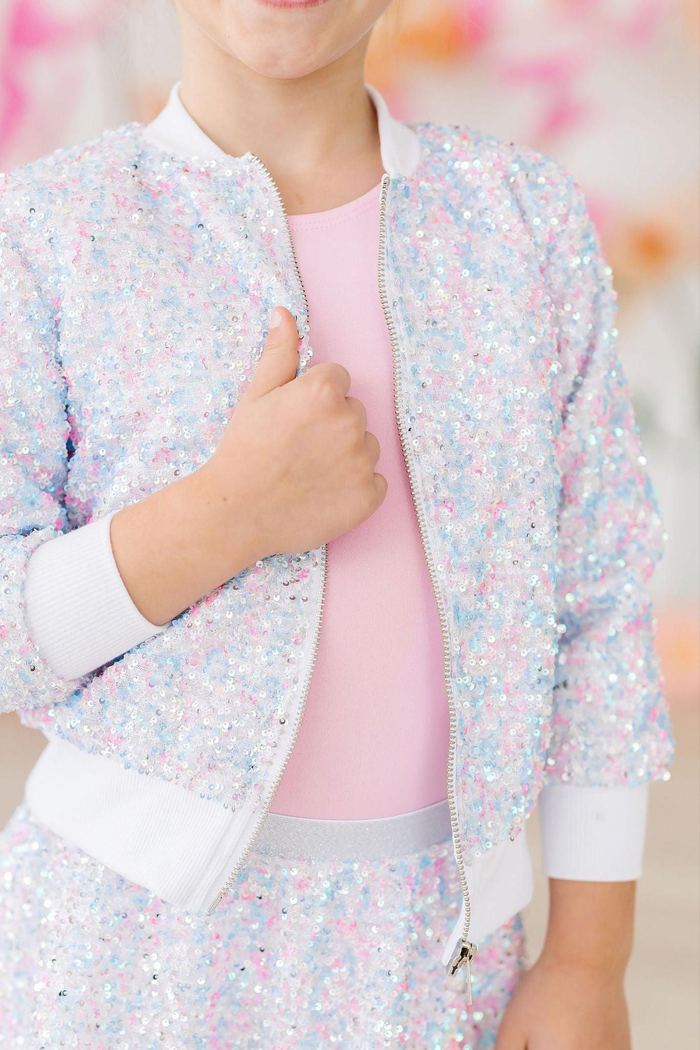 Cotton Candy Sequin Jacket