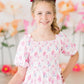 Rose Garden Smocked Ruffle Dress