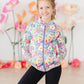 Petal Power Full-Zip Ruffle Active Jacket