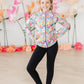 Petal Power Full-Zip Ruffle Active Jacket