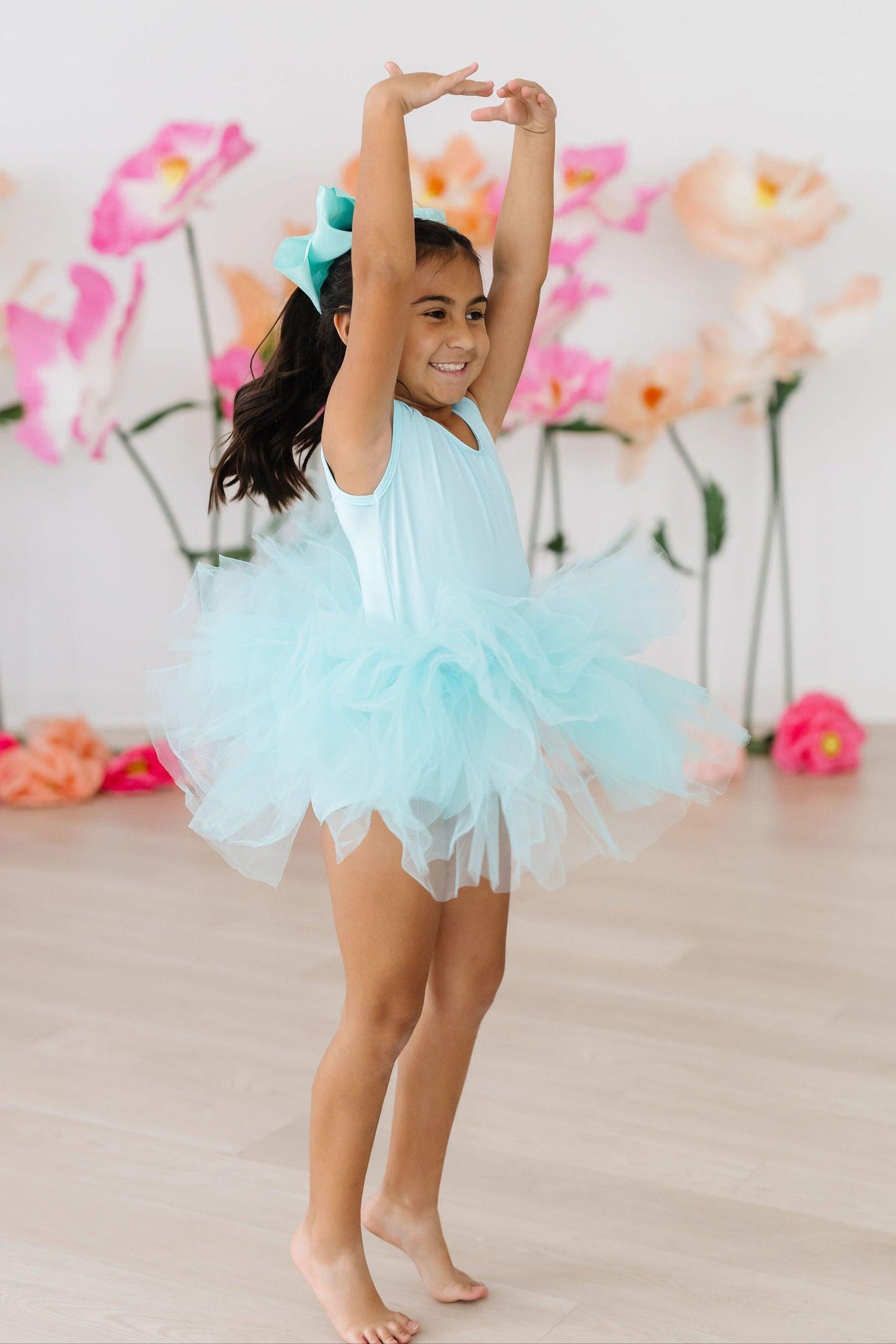 Aqua Tank Tutu Leotard