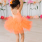 Neon Coral Tank Tutu Leotard