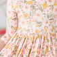 Pretty Peachy 3/4 Sleeve Pocket Twirl Dress