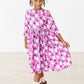 Witches Boo 3/4 Sleeve Pocket Twirl Dress