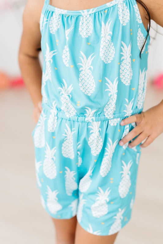 Pineapple Party Strappy Play Romper