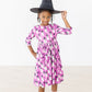 Witches Boo 3/4 Sleeve Pocket Twirl Dress