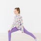 Playful Purple Active Legging