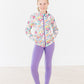 Petal Power Full-Zip Ruffle Active Jacket