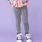 Espresso Striped | (SLIM) LEGGING