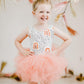 Peach Rainbow Tank Tutu Leotard