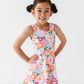 Poppy Floral | Twisty Back Dress (with detached shorts!)