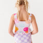 Smilies + Check: Ruffle TWO-PIECE Tankini