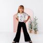 Girly Wreath | Scoop Back TEE