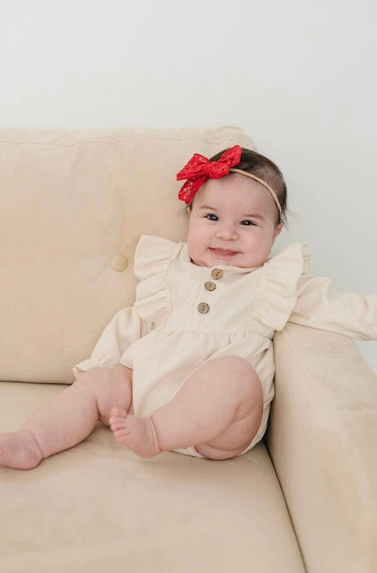 Red Lace Bow