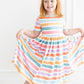 Spring Stripes S/S Pocket Twirl Dress