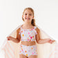 Painted Dotty: Ruffle Bandeau TWO-PIECE
